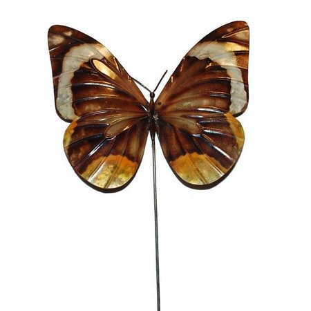 EANGEE HOME DESIGN Eangee Home Design m9002 Butterfly Brown Garden Stake m9002